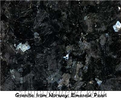 Supply Emerald Pearl Granite Slabs & Tiles, Norway Green Granite