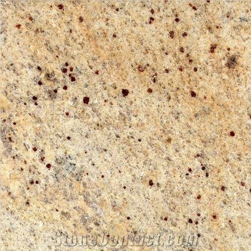 KASHMIR GOLD GRANITE, India Yellow Granite Tiles, Slabs