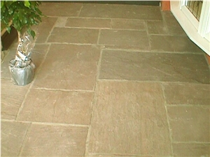 Indian Yellow Sandstone Flooring Tile