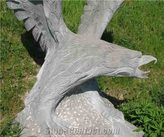 China Grey Granite Sculptures