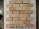 Teak Wood Marble Mosaic(B-2a)