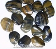 Sell Polished Striped Pebble Stone