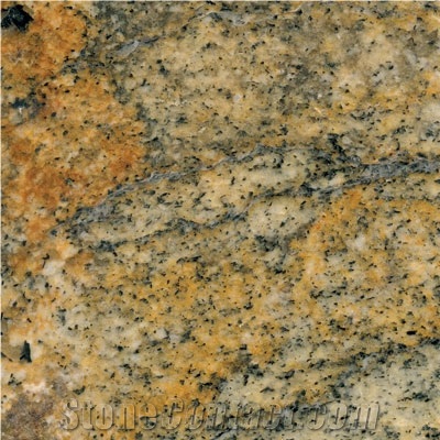 Juparana Golden Flame Granite Slabs & Tiles, Brazil Yellow Granite
