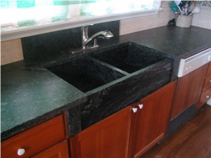 Soapstone Countertops and Sinks, Ipanema Green Soapstone