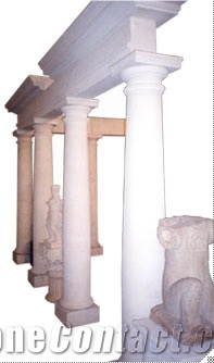 Pietra Bianca Di Vicenza Columns