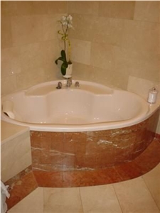 Red Marble Bath Tubs