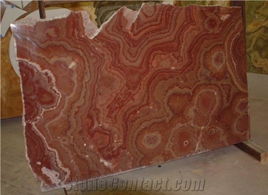 Rosso Rubino Onyx Slabs & Tiles, Pakistan Red Onyx