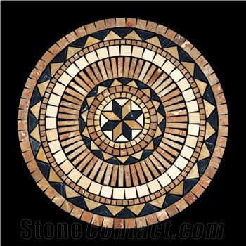 Travertine Mosaic Medallions