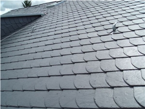 Mustang Brazilian Slate Roof Tiles, Black Slate Roof Tiles