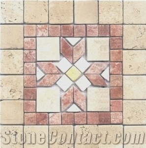 Travertine Mosaic Pattern
