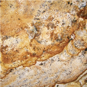 Golden Rustic Granite Slabs & Tiles, Brazil Yellow Granite