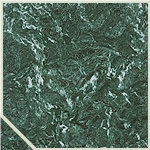 Green and White Marble