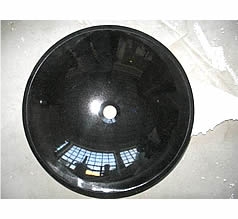 Black Granite Round Sink