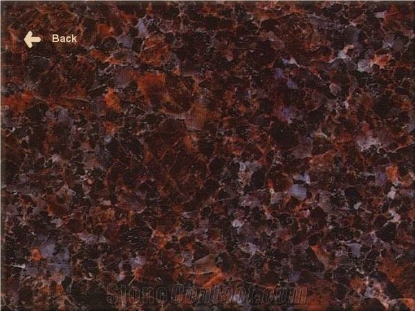 Dakota Mahogany Granite Slabs Tiles United States Brown Granite