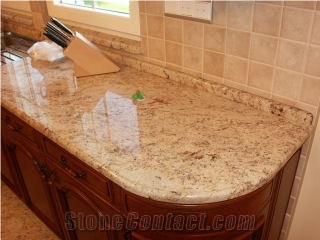 Ivory Brown Granite Countertop From Slovenia 4105 Stonecontact Com