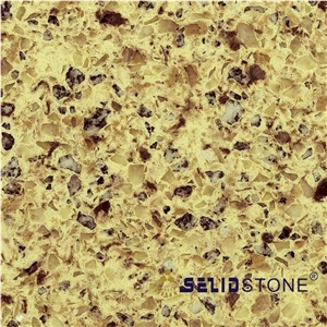 Yellow Quartz Stone Tile Sl5006(Sand Brown)