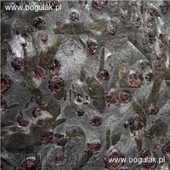 Ruby Meteorus Granite Slabs & Tiles