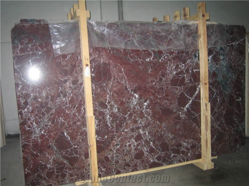 Rosa Levanto Marble Slab, Turkey Red Marble