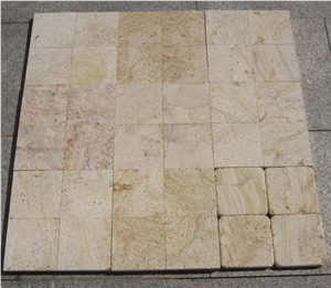 China Yellow Sandstone Paving Tile