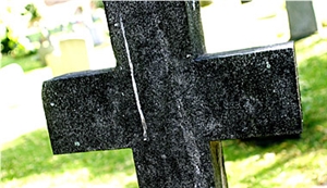 China Black Granite Cross Monumental Cross