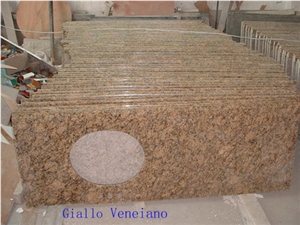 Giallo Veneziano Yellow Granite Vanity Tops