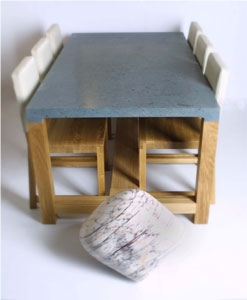 Blue Limestone Table Top
