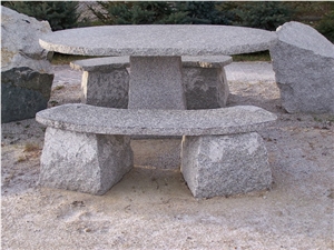 Granite Bench & Table