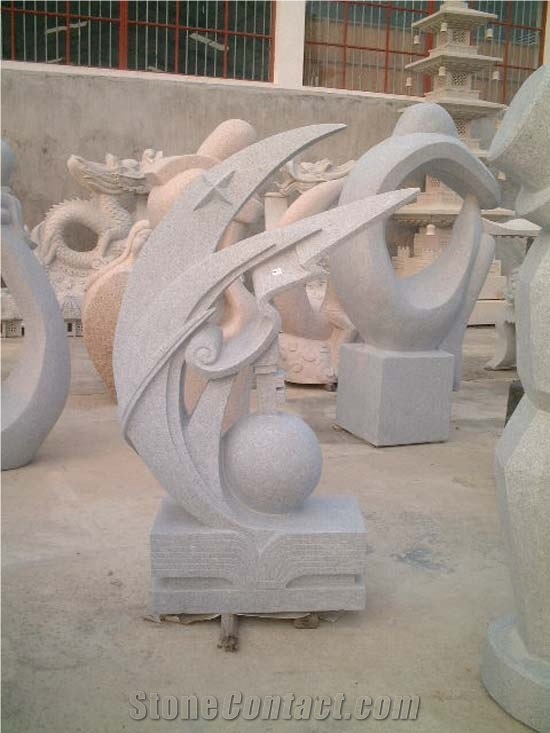 Grey Granite Figurative Arts Abstract Art Sculpture