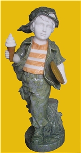 Marble Children Statue,Sculpture