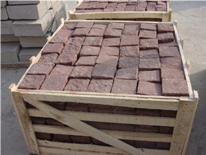 Red Granite Cobble Stone,Paving Stones