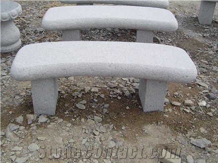 White Granite Bench
