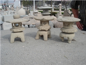 Yellow Granite Japanese Lanterns
