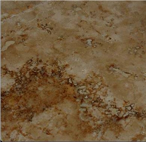 Antique Dark Travertine Slabs & Tiles