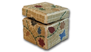 Travertine Mosaic Box