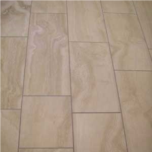Travertine Alabastrino Floor Tile, Italy Beige Travertine