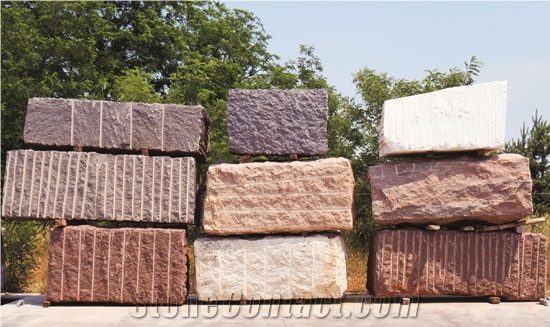 Granite Blocks in Our Stock Yard