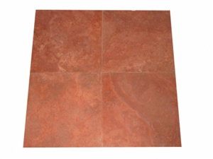Persian Red Travertine,Red Gerberia Travertine Slabs & Tiles