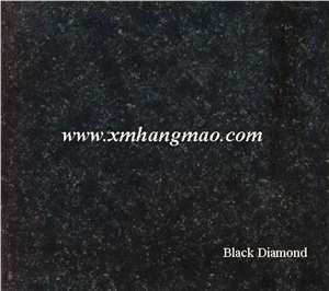 Black Diamond Sichuan Granite Slabs & Tiles, China Black Granite