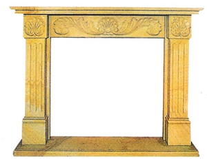 Ita Gold Yellow Sandstone Fireplace