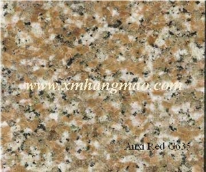 Hm-047 G635 Granite Slabs & Tiles, China Red Granite