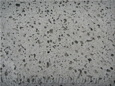 Big Hole Lava Stone- Sawn Finish, Grey Basalt Tile