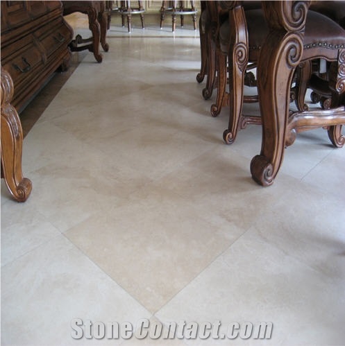 Ivory Travertine,Light Cream Travertine Floor Tile