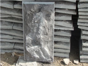 China Blue Limestone Wall, Mushroom Stone Limestone for Wall Cladding Panel