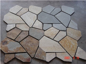 Flooring Rust Slate Flagston Pavers for Exterior Stone Landscaping Stone