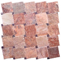 Red Granite Mosaic