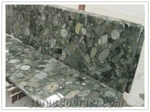 Green Mosaic Granite Countertops