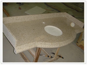Yellow Granite Vanity Top