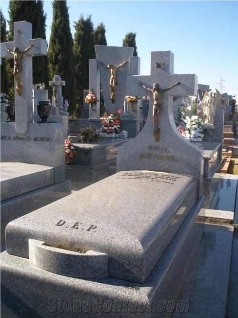 Gris Serena Granite Funerary Art, Monuments