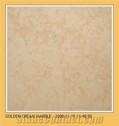 Golden Cream Marble Slabs & Tiles, Golden Cream Beige Marble