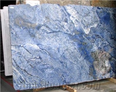 Azul Bahia Granite Slabs Brazil Blue Granite From United States